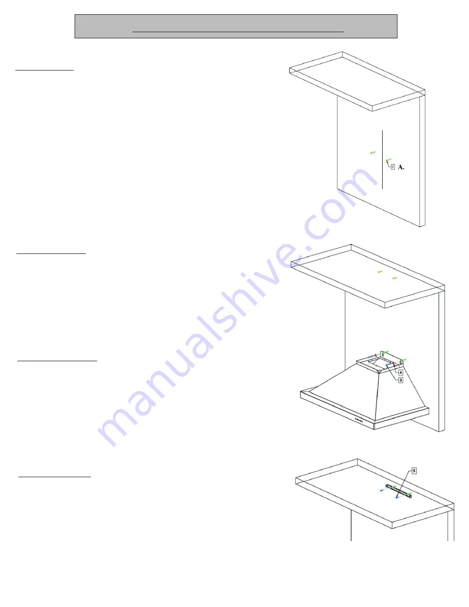 ProLine Range Hoods PLZW KB.30-48 Installation Manual And User'S Manual Download Page 6