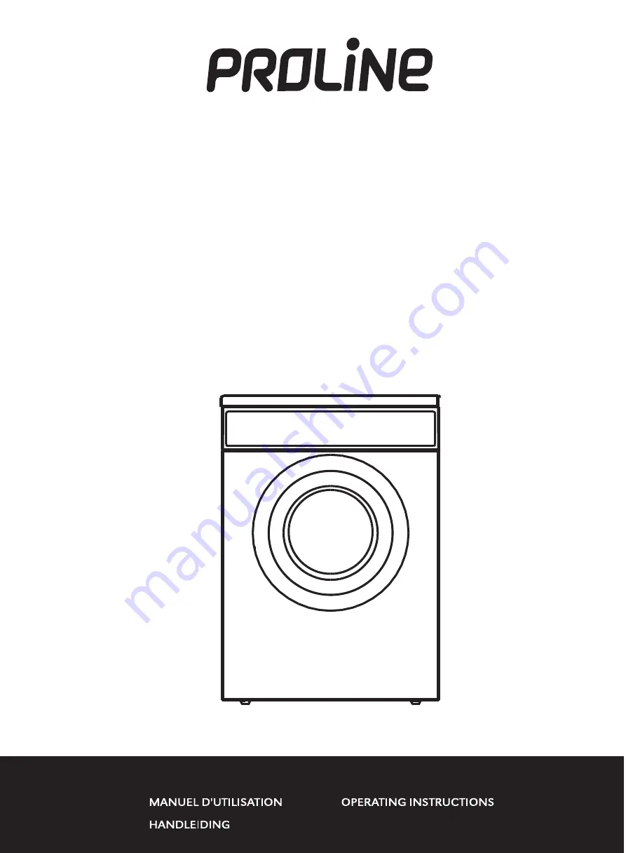 Proline DVE7P-1 Operating Instructions Manual Download Page 1