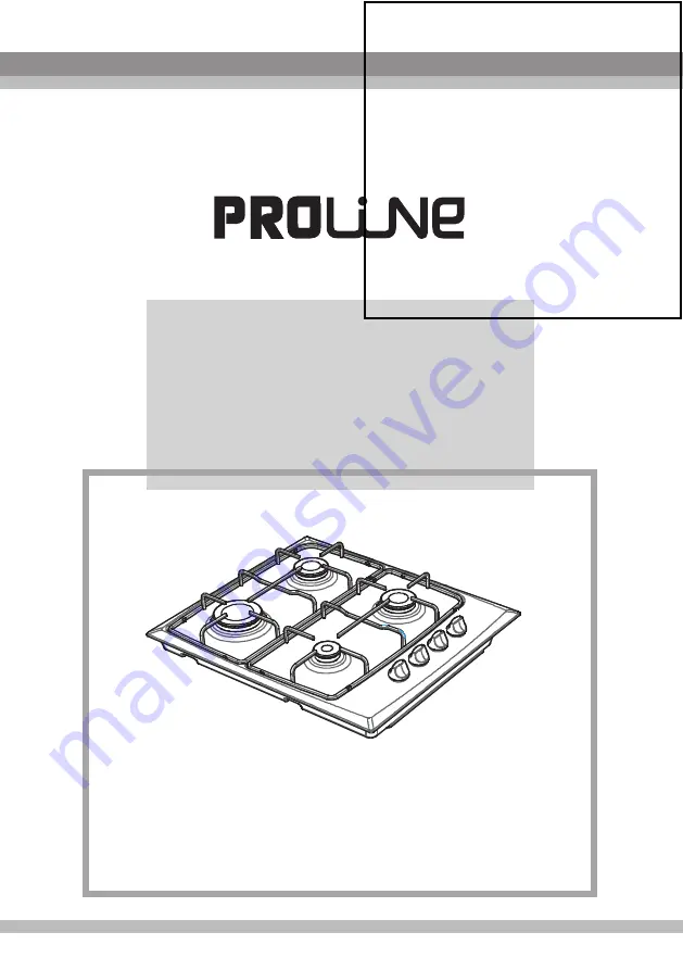 Proline PGH461SS-B Operating And Installation Instructions Download Page 1