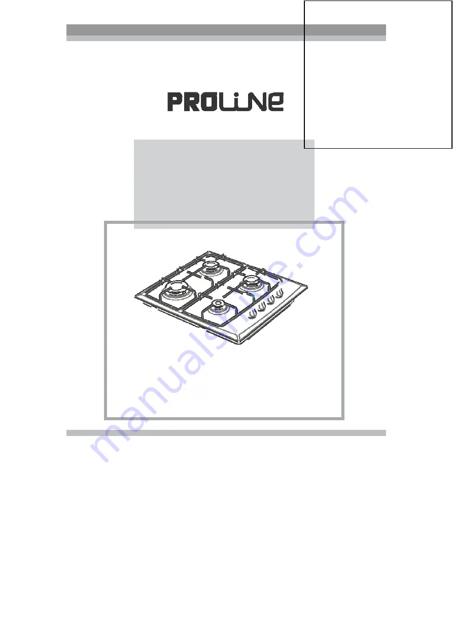 Proline PGH461SS-B Operating And Installation Instructions Download Page 26