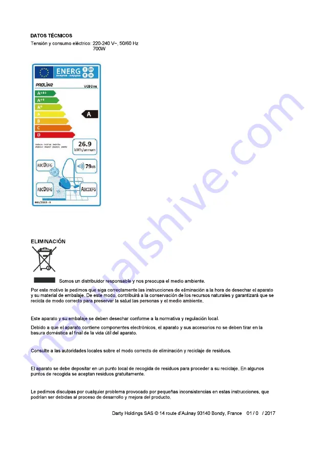 Proline VCBOne Скачать руководство пользователя страница 25