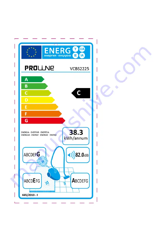 Proline VCBS2225 Скачать руководство пользователя страница 58