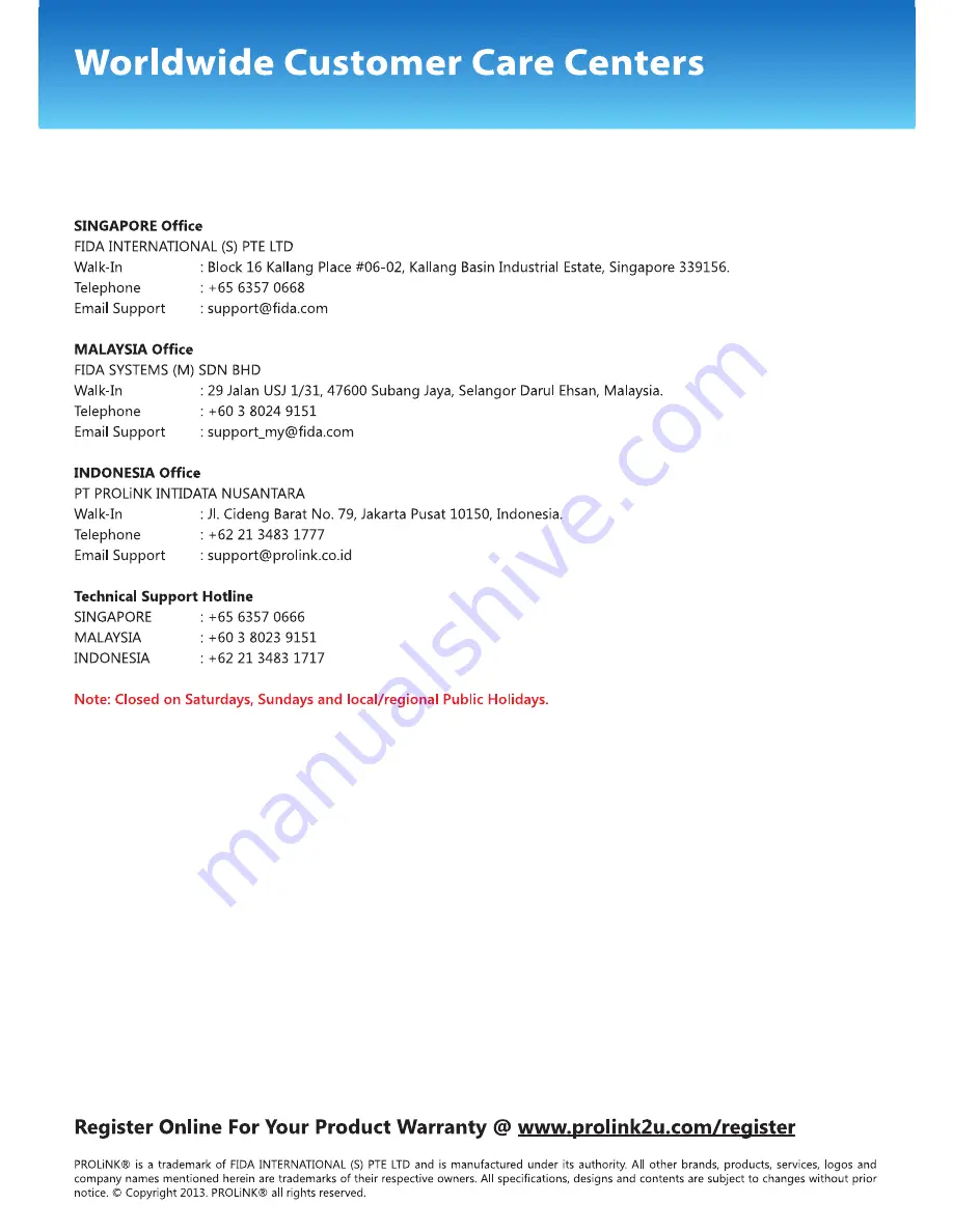 PROLiNK PIC1008WN Quick Installation Manual Download Page 24