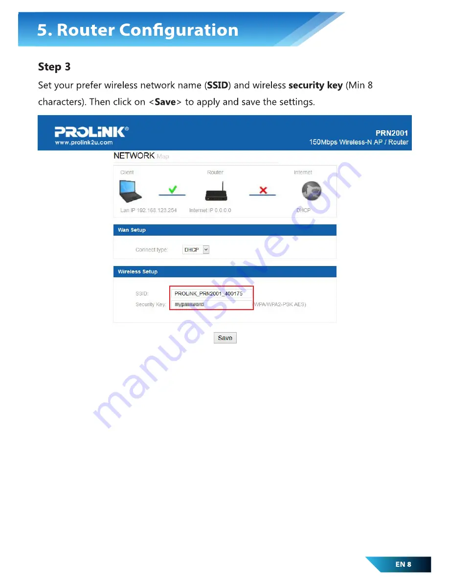 PROLiNK PRN2001 Quick Installation Manual Download Page 10