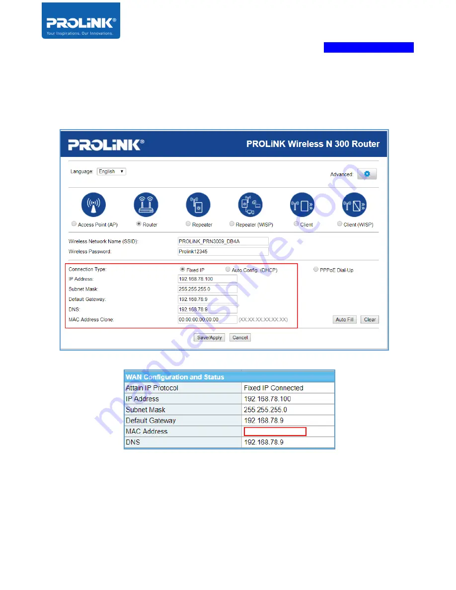 PROLiNK PRN3009 Product User Manual Download Page 25