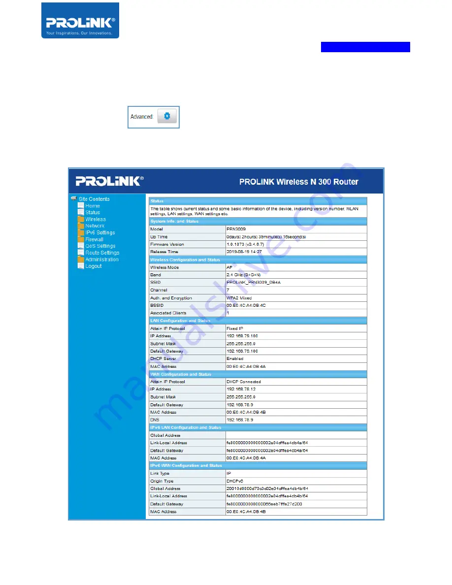 PROLiNK PRN3009 Product User Manual Download Page 41