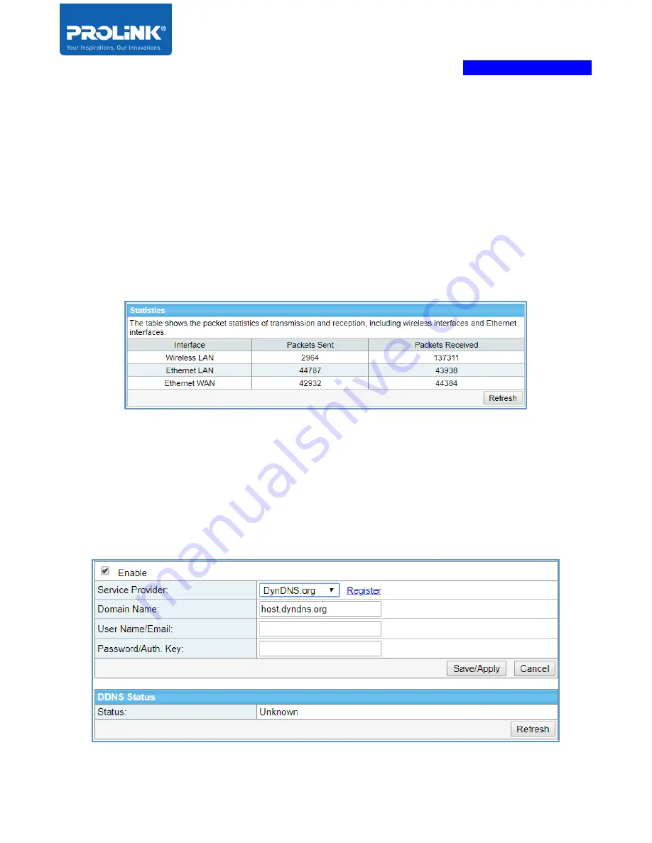 PROLiNK PRN3009 Скачать руководство пользователя страница 76