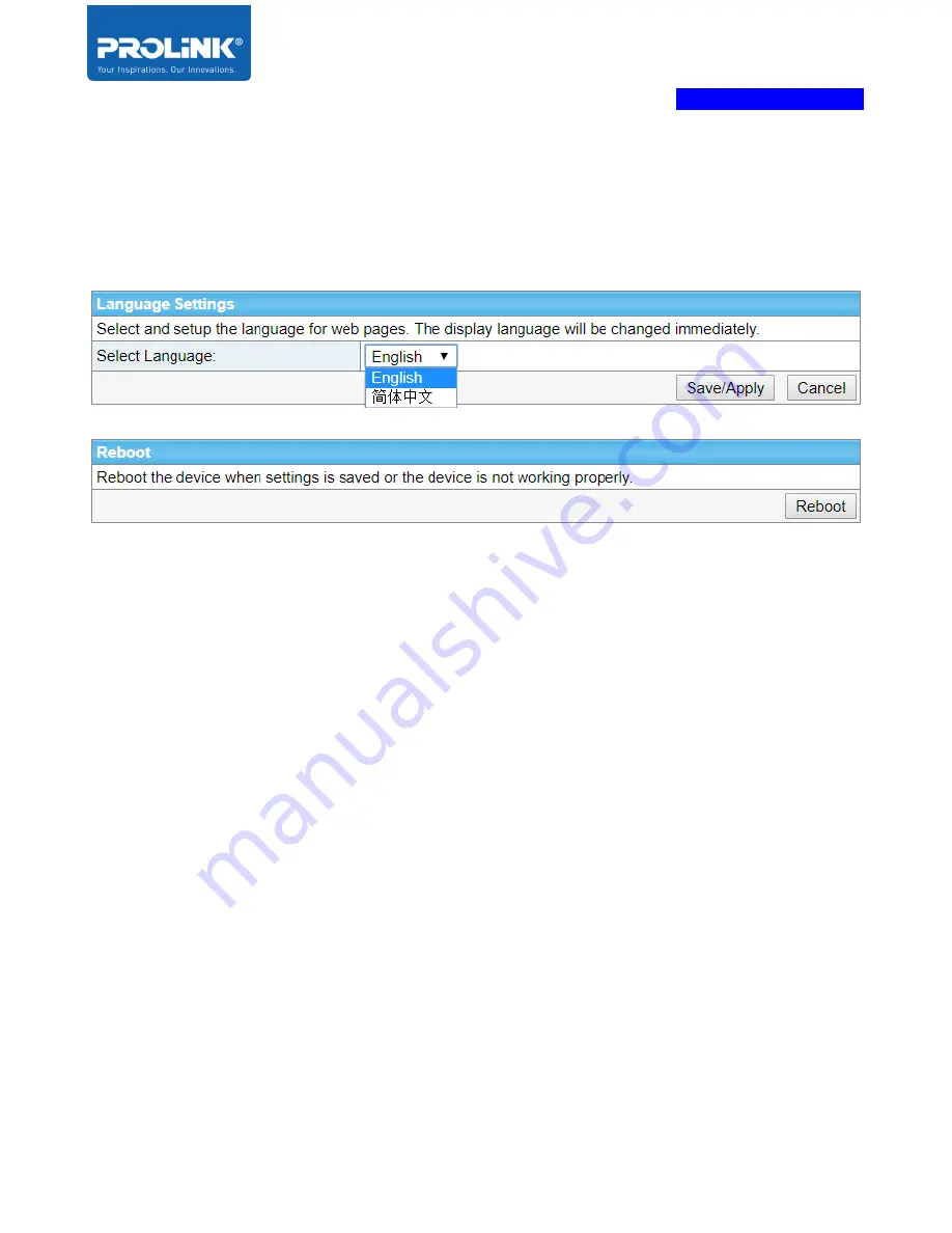 PROLiNK PRN3009 Product User Manual Download Page 85