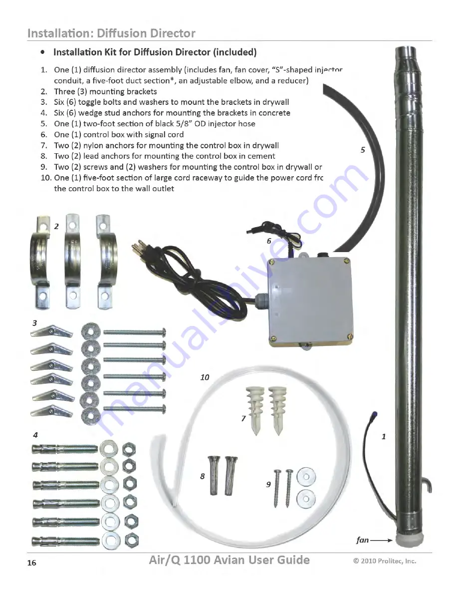 Prolitec Air/Q 1100-Avian Скачать руководство пользователя страница 18