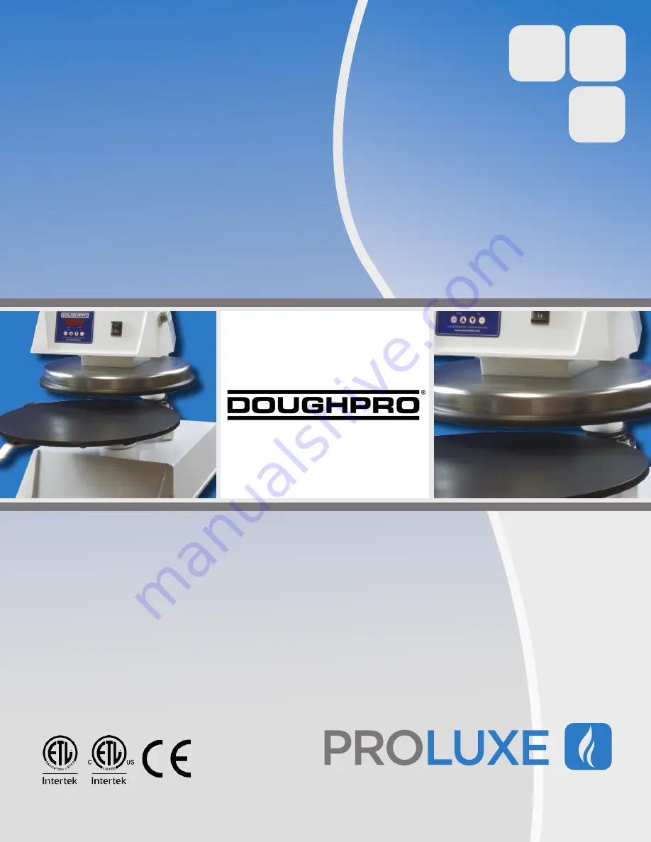 Proluxe DOUGHPRO DP1300BP Series Operation Manual Download Page 1