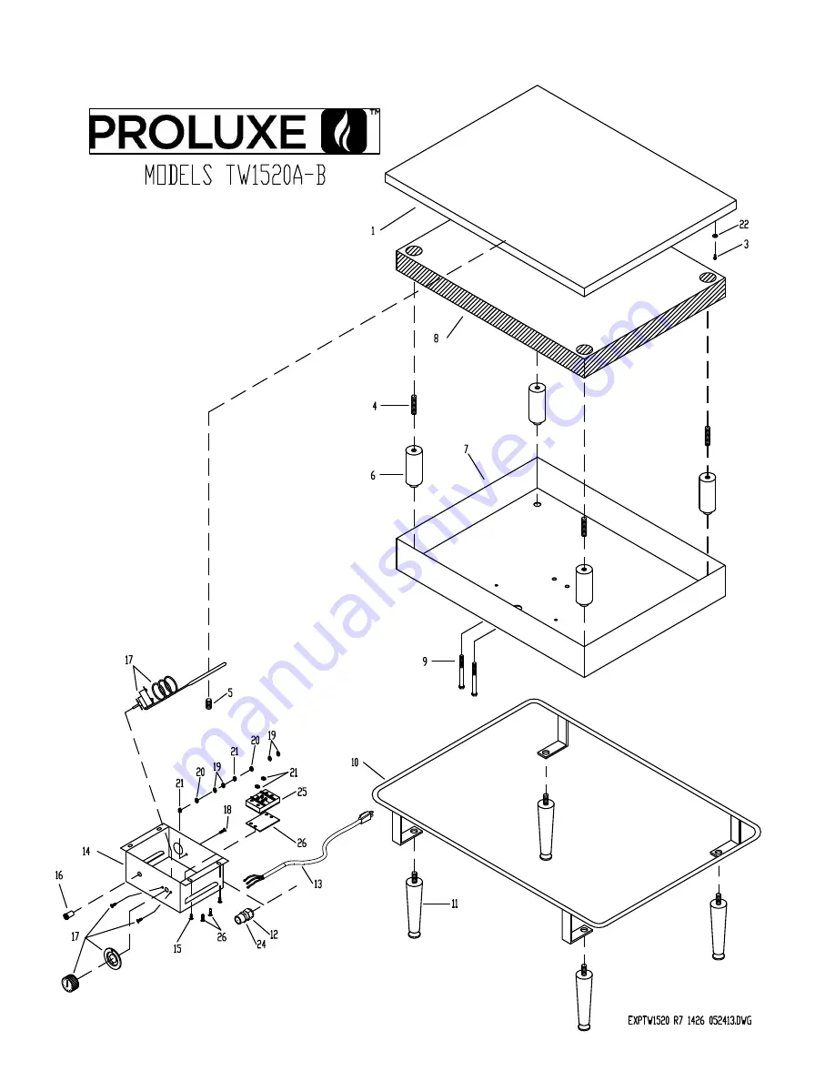 Proluxe Progrill TW1520 Operation Manual Download Page 4