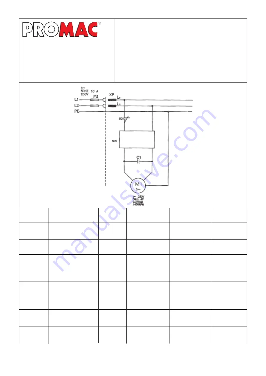 Promac 348C Instruction Manual Download Page 28