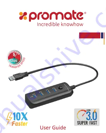 Promate EZHub Скачать руководство пользователя страница 1