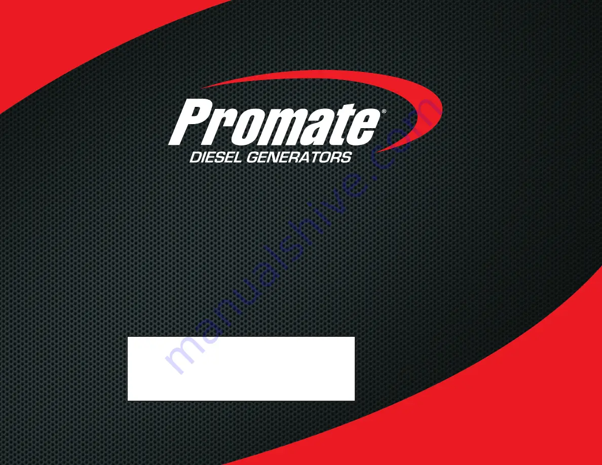 Promate PM13500D ES Operator'S Manual Download Page 1