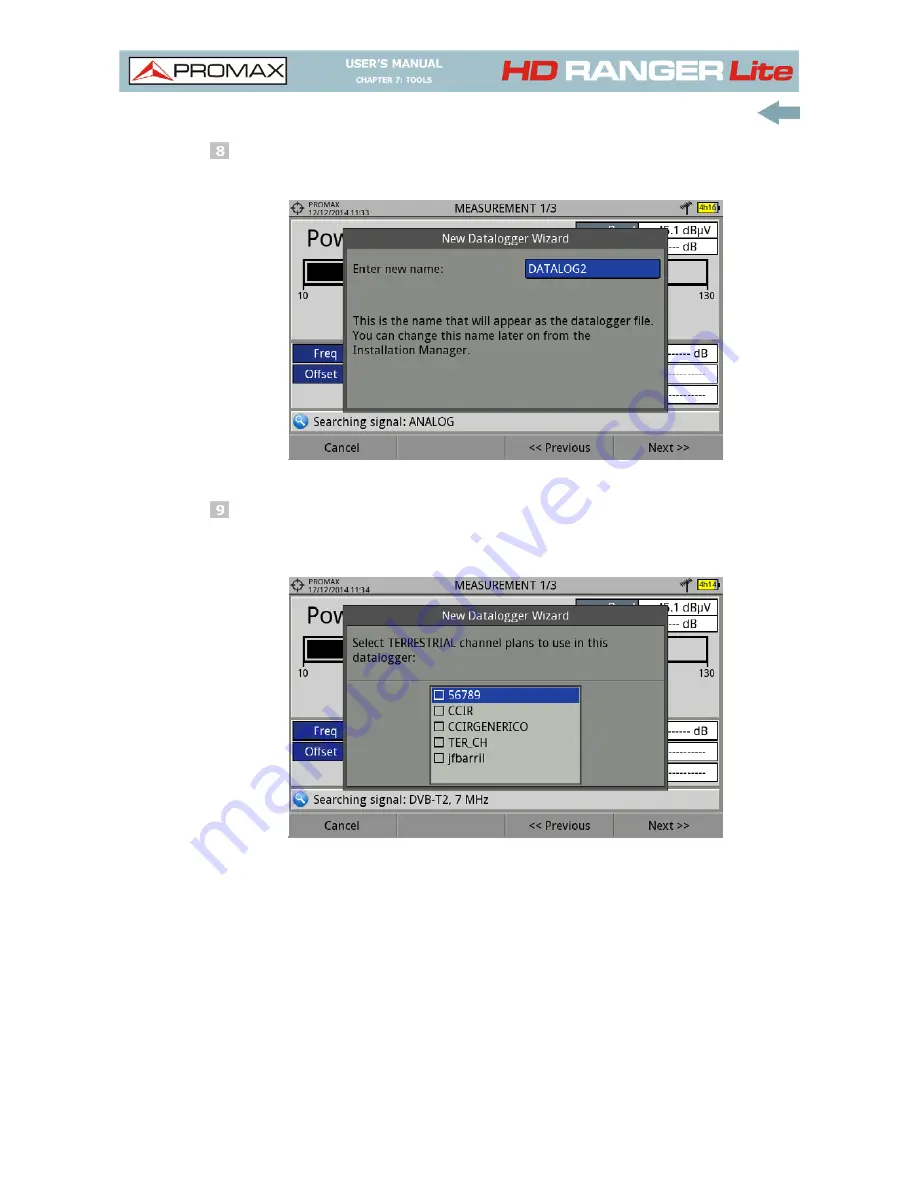 Promax HD Ranger Lite User Manual Download Page 78