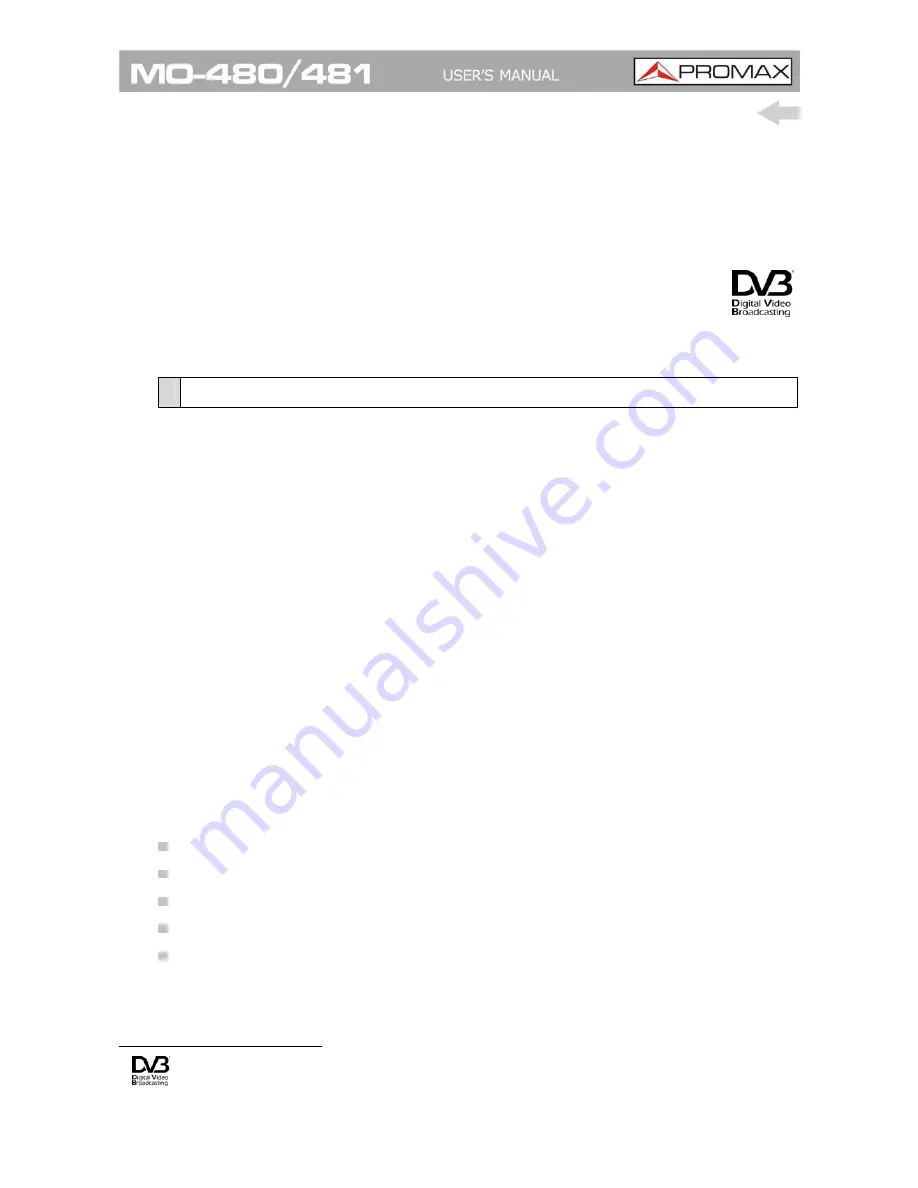 Promax MO-480 User'Smanual Download Page 6