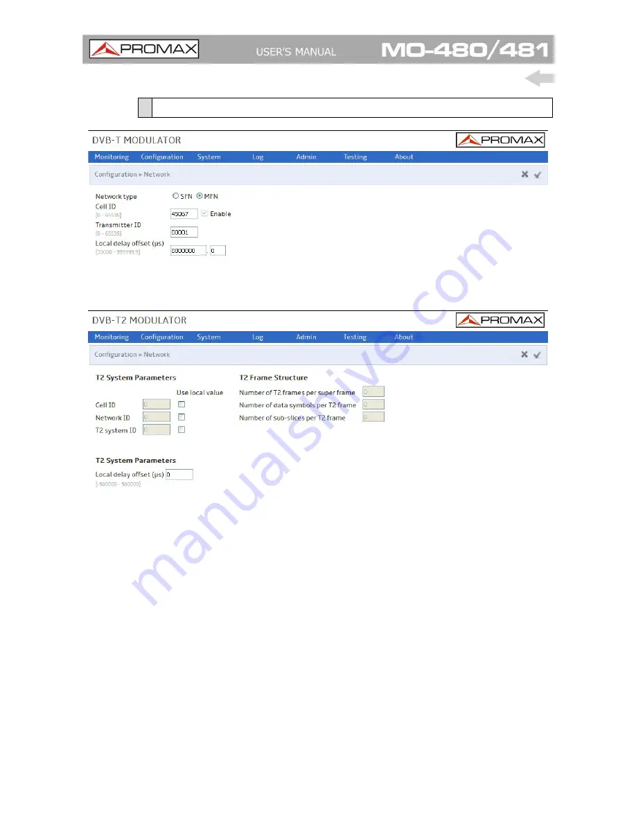 Promax MO-480 User'Smanual Download Page 23