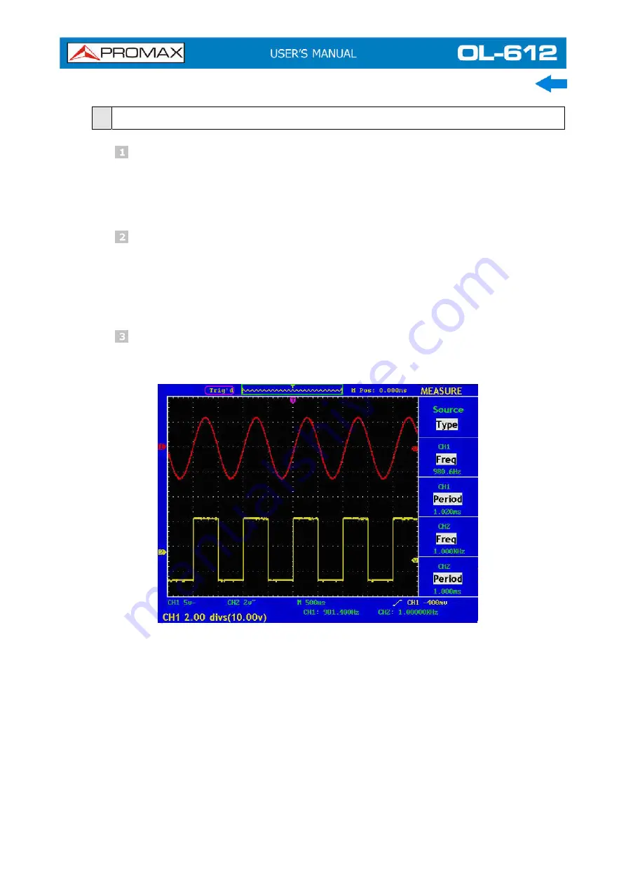 Promax OL-612 User Manual Download Page 43