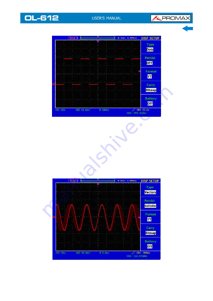 Promax OL-612 User Manual Download Page 64