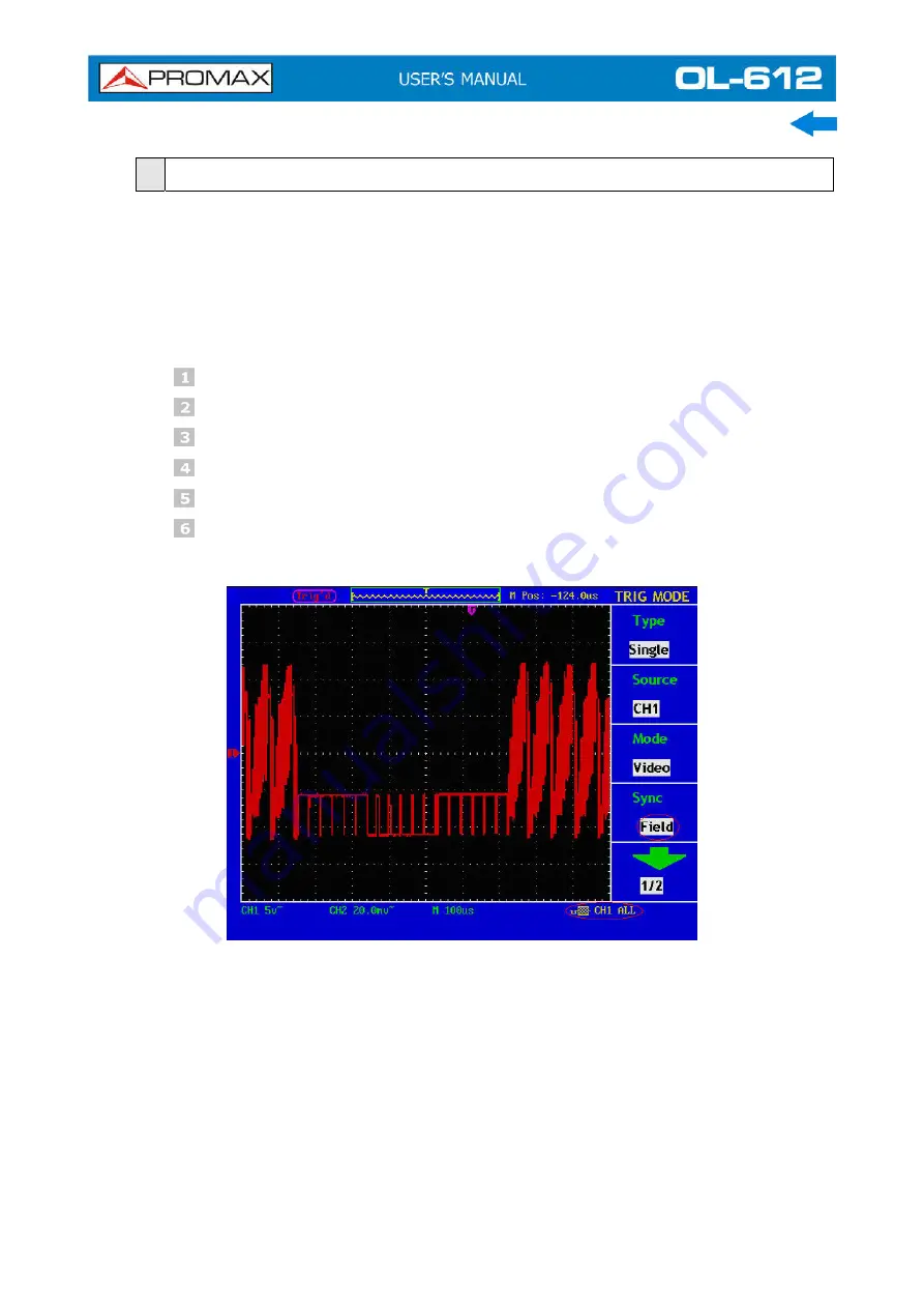 Promax OL-612 User Manual Download Page 119