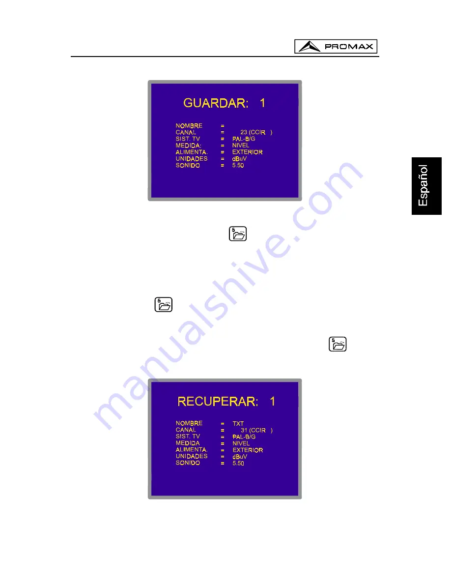 Promax PROLINK-4C Manual Download Page 103