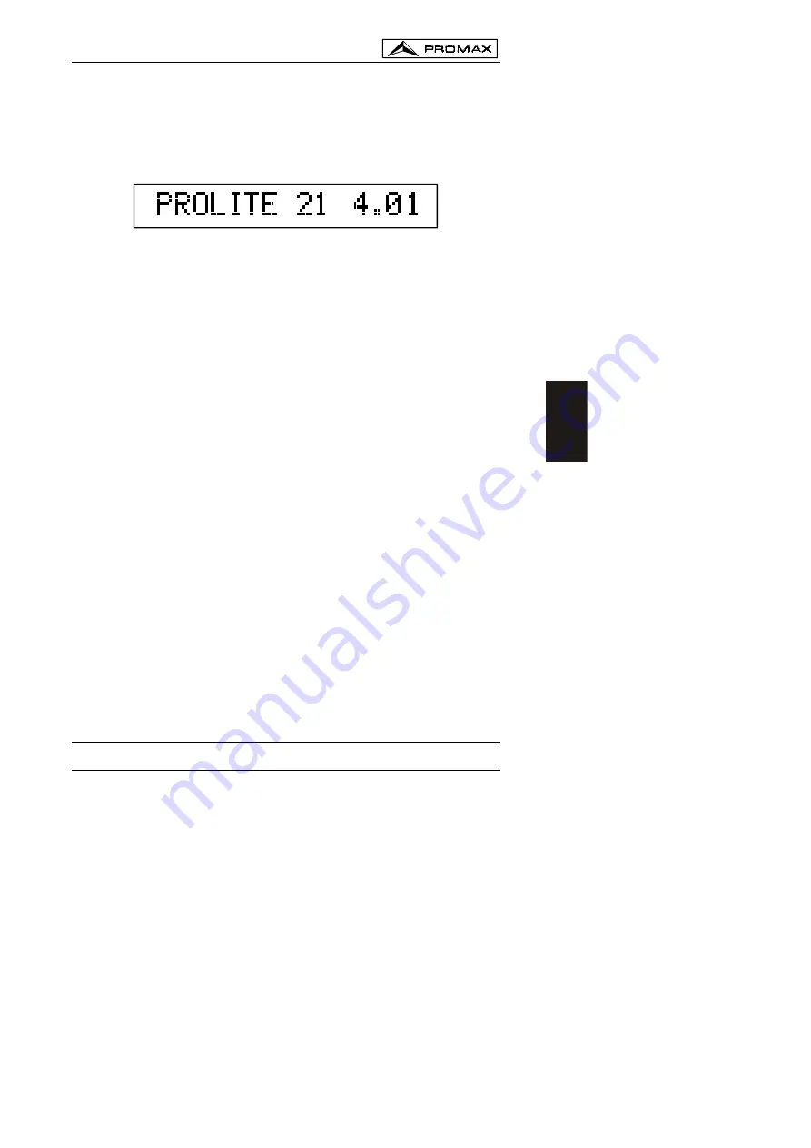 Promax PROLITE-20 Instruction Manual Download Page 11