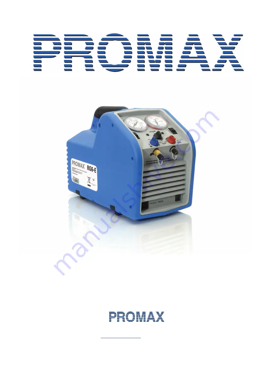 Promax RG6-E-230V User'S Operating Manual Download Page 1