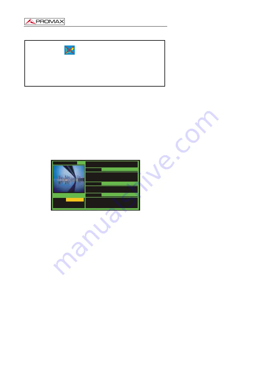 Promax TV EXPLORER II User Manual Download Page 85