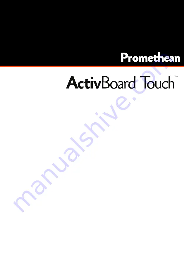 promethean ActivBoard Touch 10T Series Скачать руководство пользователя страница 154