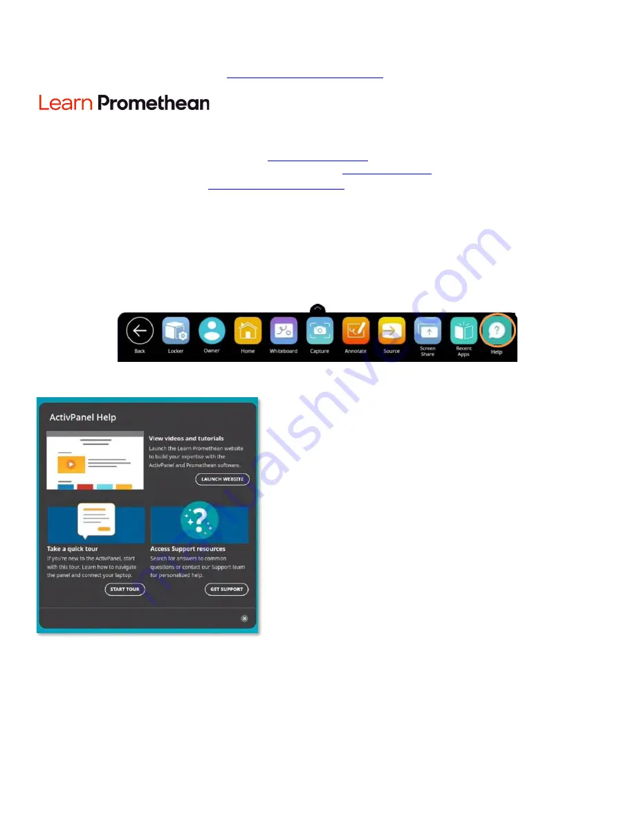 promethean ActivPanel Nickel Скачать руководство пользователя страница 54