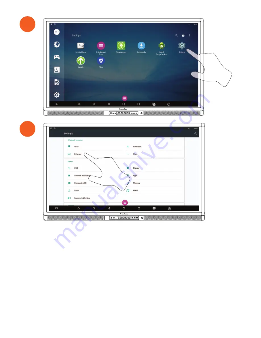 promethean ActivPanel OPS2-5P4R500H Install And User Manual Download Page 54