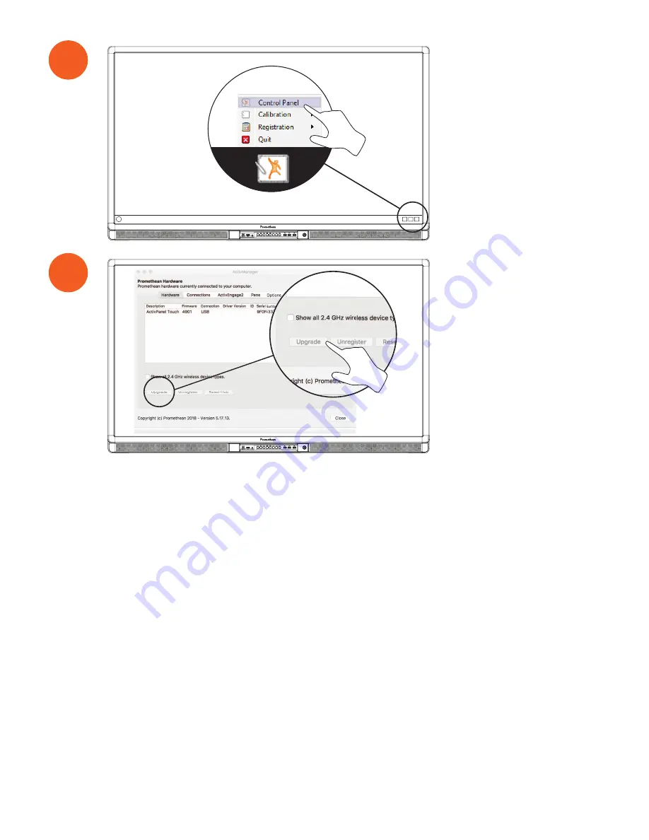 promethean ActivPanel OPS2-5P4R500H Install And User Manual Download Page 59