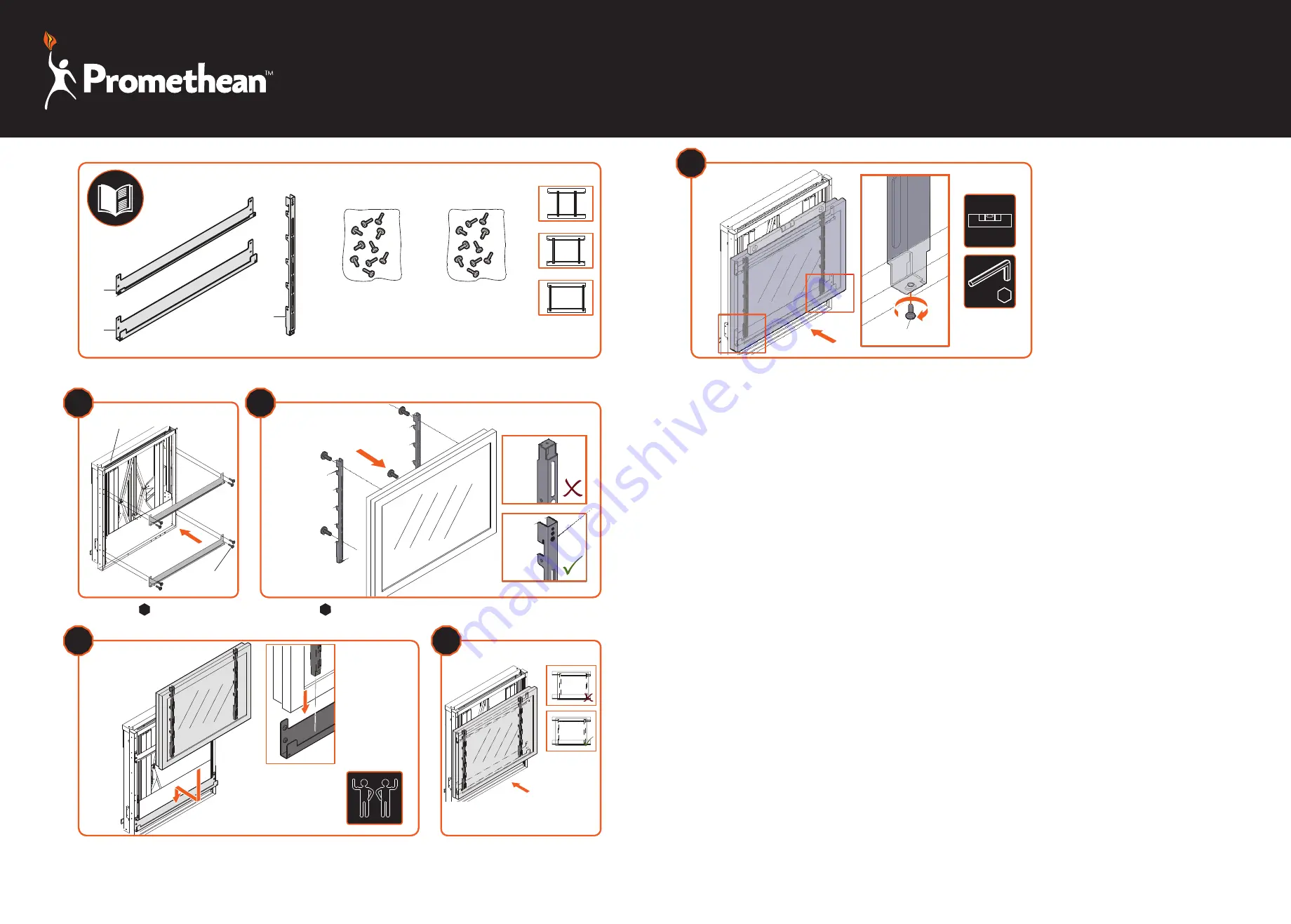 promethean APTVMBB650 Installation Manual Download Page 1