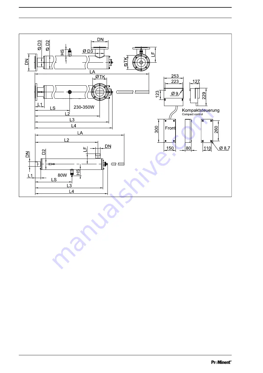 ProMinent 230 W Assembly And Operating Instructions Manual Download Page 40