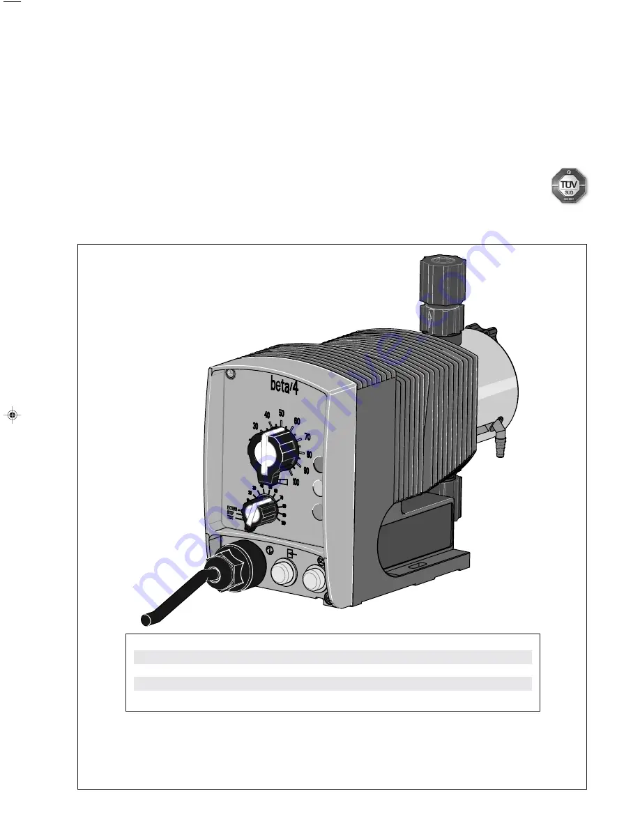 ProMinent Beta BT4a Operating Instructions Manual Download Page 1