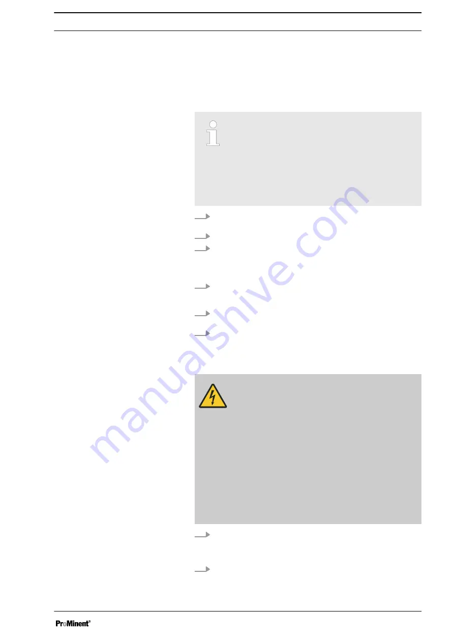 ProMinent DULCODOS DSWb S110 Assembly And Operating Instructions Manual Download Page 27