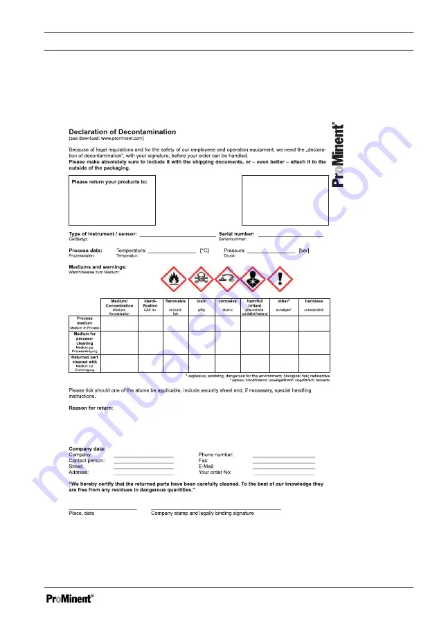 ProMinent DulcoFlow DFMa Operating Instructions Manual Download Page 75