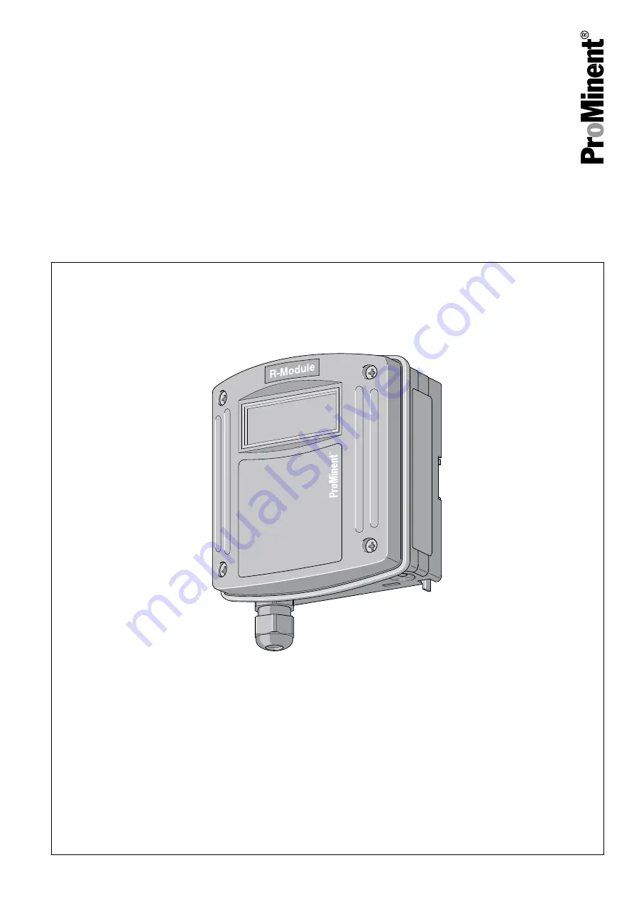 ProMinent DULCOMARIN DXMaR Series Assembly And Operating Instructions Manual Download Page 1