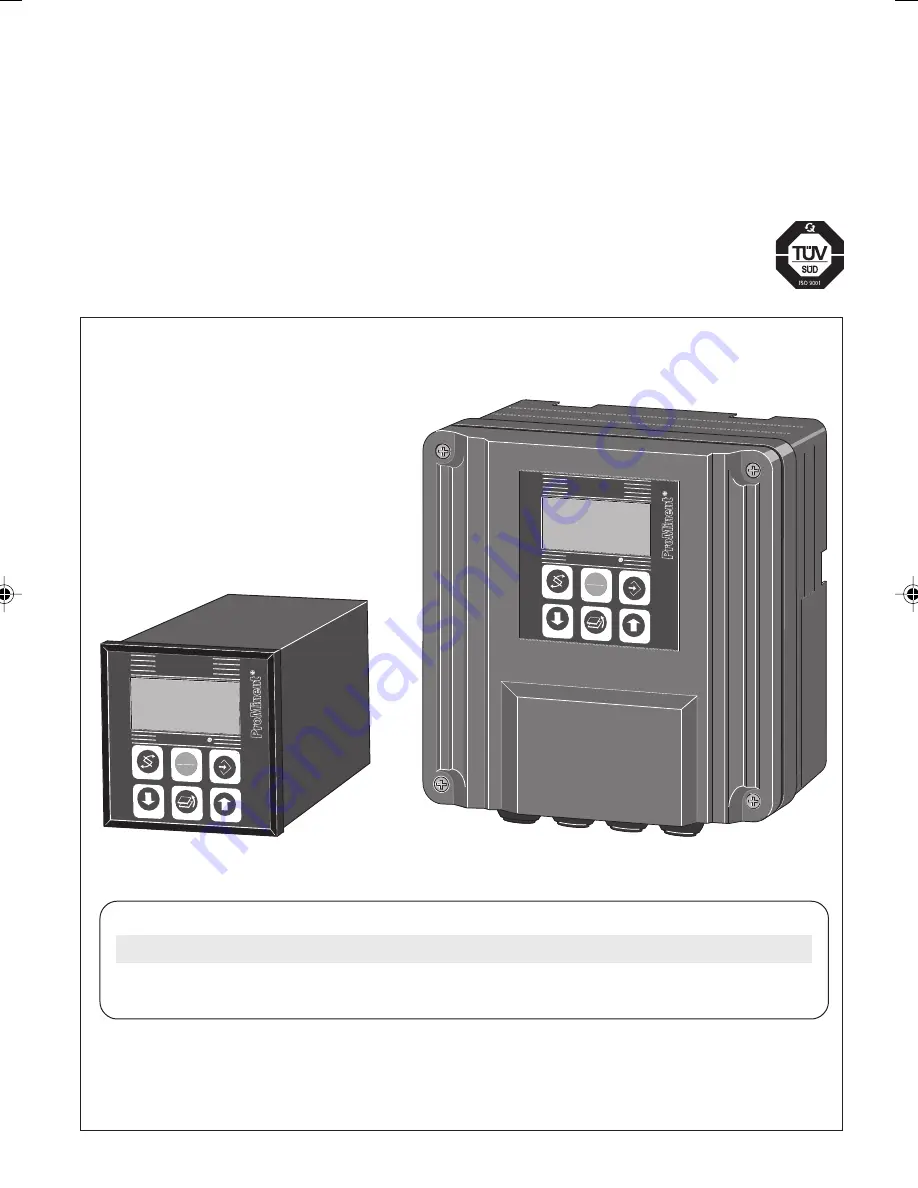 ProMinent DULCOMETER D1C Type D Operating Instructions Manual Download Page 1