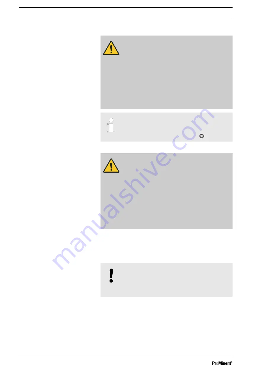 ProMinent DULCOTROL DWCa Assembly And Operating Instructions Manual Download Page 20