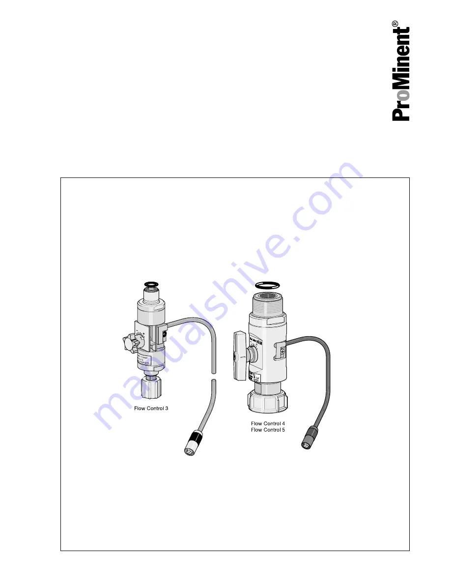 ProMinent Flow Control 3 Operating Instructions Manual Download Page 1