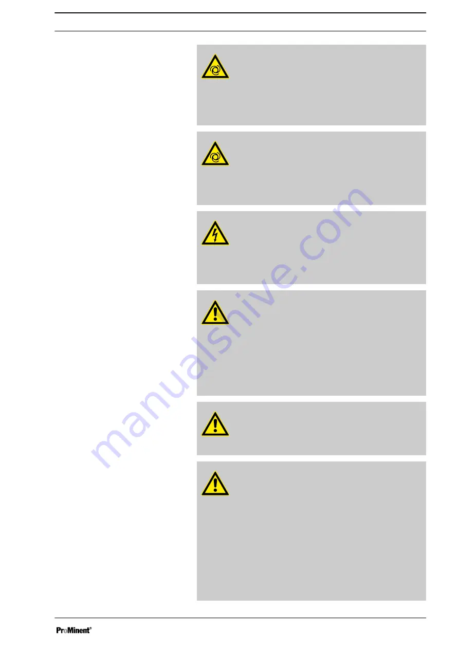 ProMinent gamma/ X Operating Instructions Manual Download Page 9