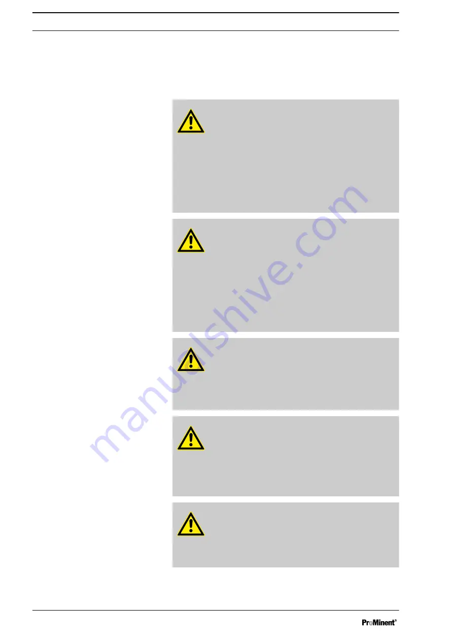 ProMinent gamma/ X Operating Instructions Manual Download Page 28