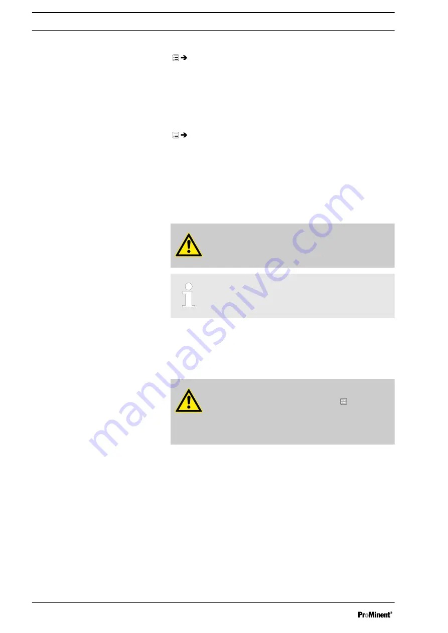 ProMinent gamma/ X Operating Instructions Manual Download Page 46