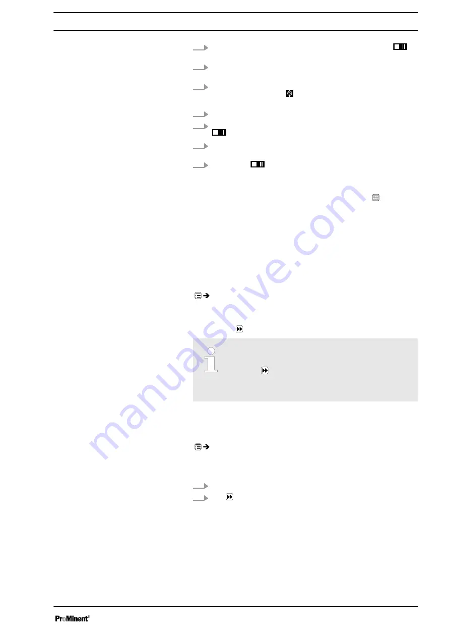 ProMinent gamma/ X Operating Instructions Manual Download Page 61