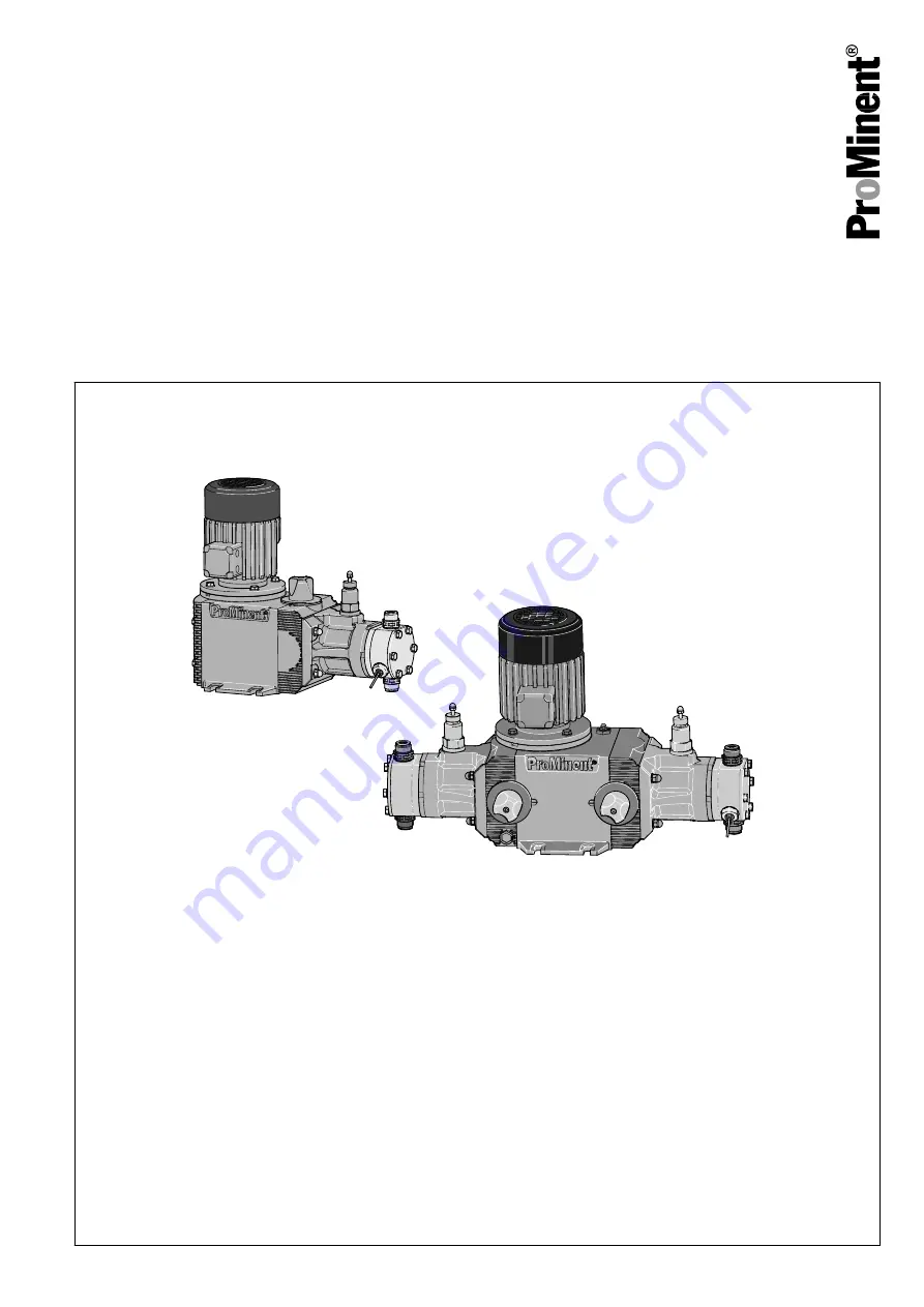 ProMinent Hydro 2 Series Operating Instructions Manual Download Page 1