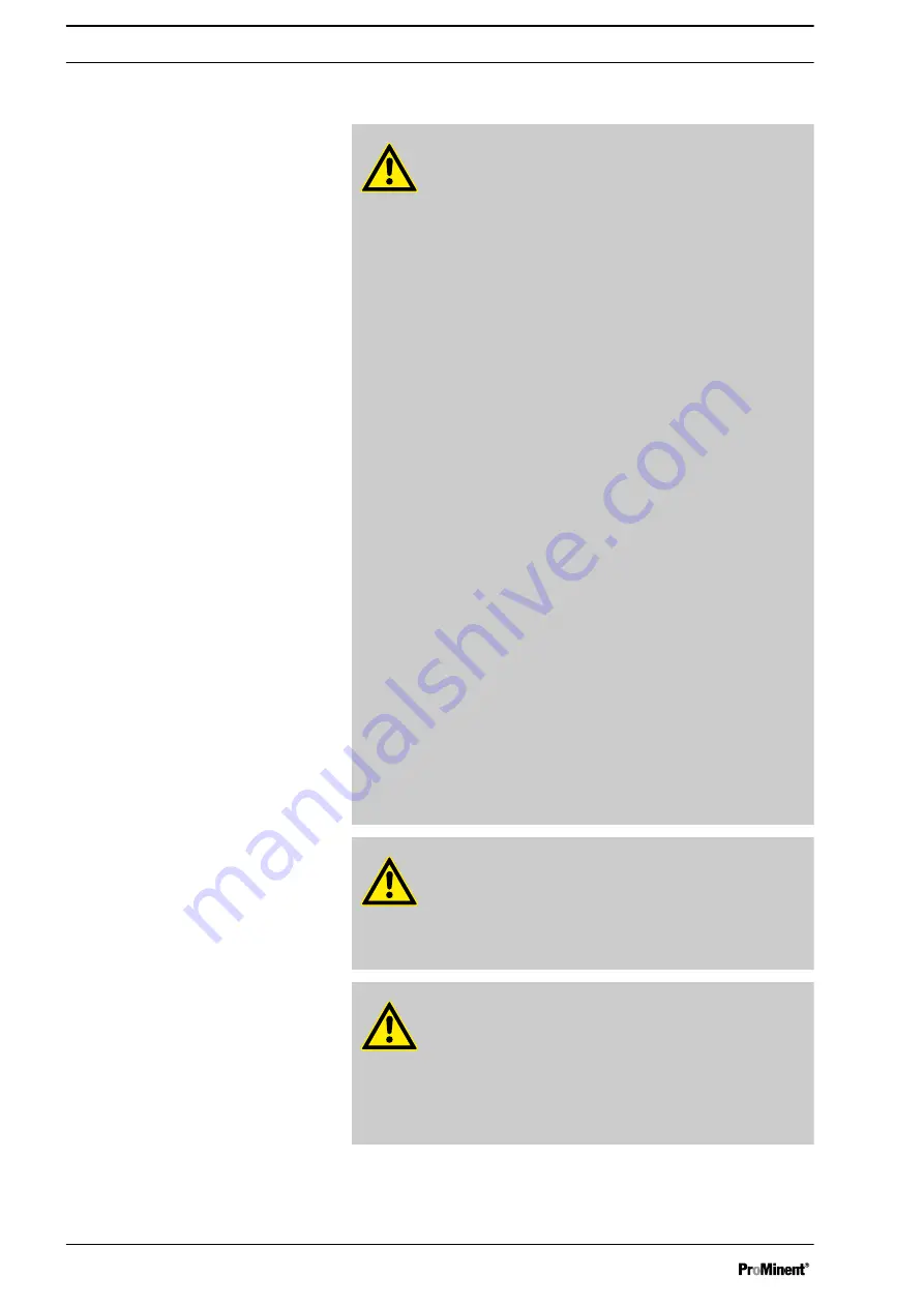 ProMinent Hydro 3 Series Operating Instructions Manual Download Page 40