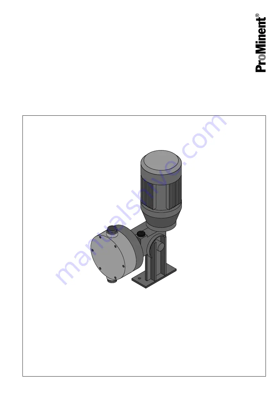 ProMinent Plasma PSMa Operating Manual Download Page 1