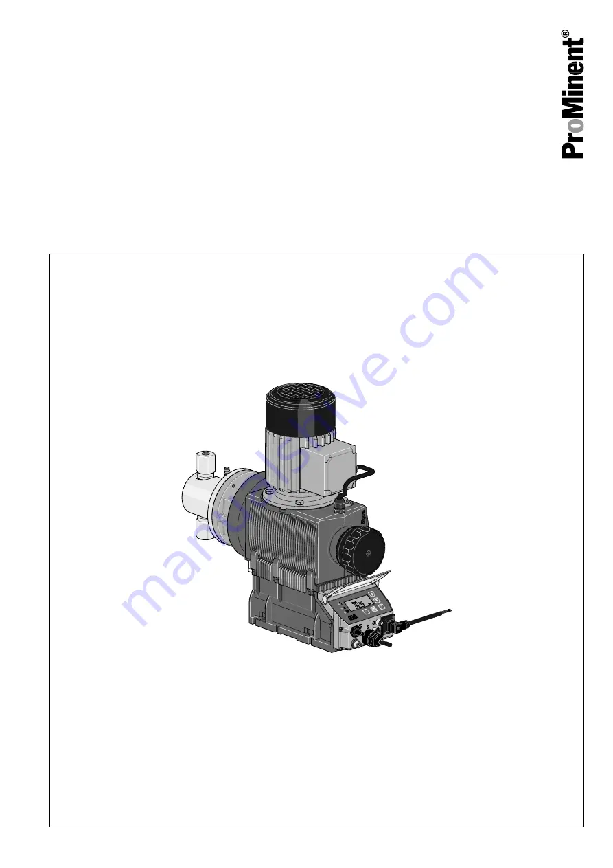 ProMinent SCKa Series Operating Instructions Manual Download Page 1