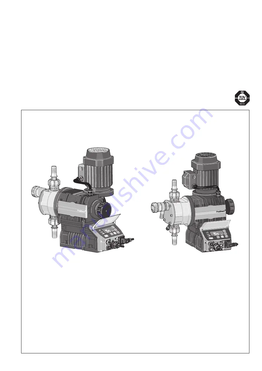 ProMinent Sigma/ 1 S1Ba Скачать руководство пользователя страница 1